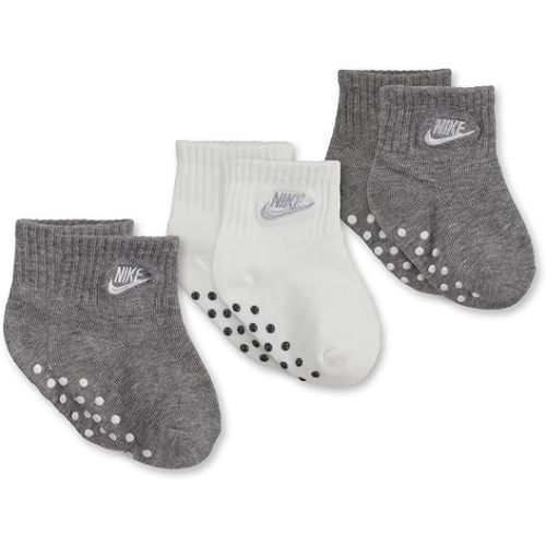 Nike Baby Swoosh Ankle Gripper Socks 3-Pairs