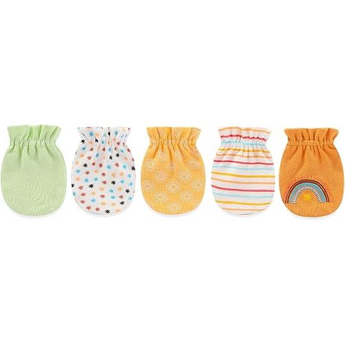 Unisex Baby Cotton Scratch Mittens For Newborn Baby Boys Girls Mittens Accessory 0-6 Months