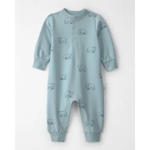 Baby Organic Cotton French Terry Jumpsuit in Winter Bears - Little Planet | Carter's