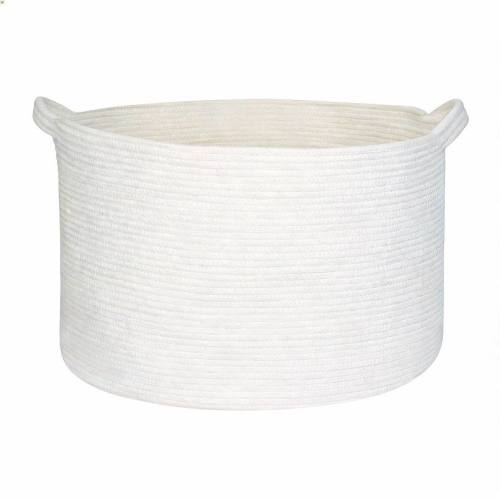 Cotton Rope Basket 22x14" XL Toy Blanket Storage