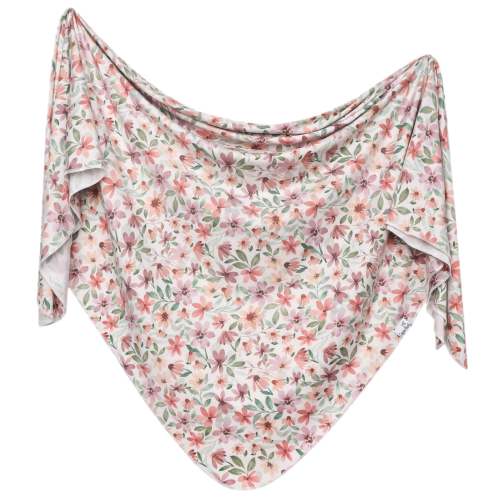 Knit Swaddle Blanket - Natalie