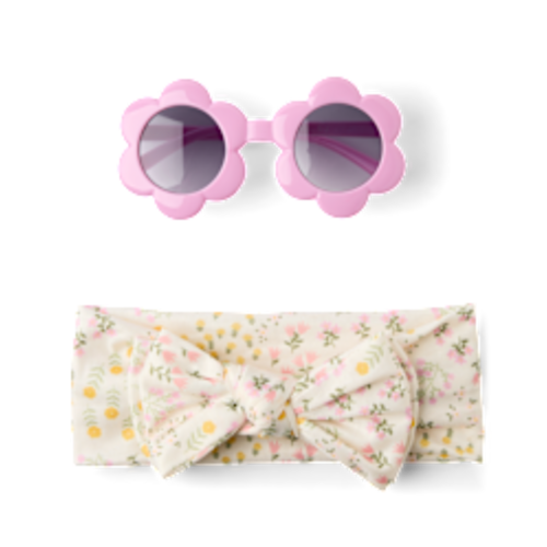 Baby Girls Floral 2-Piece Accessory Set - MULTI | The Children's Place