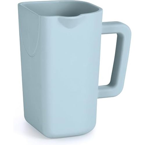 haakaa Gentle Pour Bath Rinse Cup | Food Grade Silicone Shampoo & Body Washing Rinser Cup for Kids with Easy Grip Handle - Sea Breeze