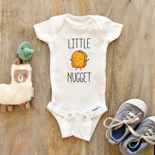Little Nugget Bodysuit Baby boy girl unisex Clothes New pregnancy announcement baby shower gift idea 167