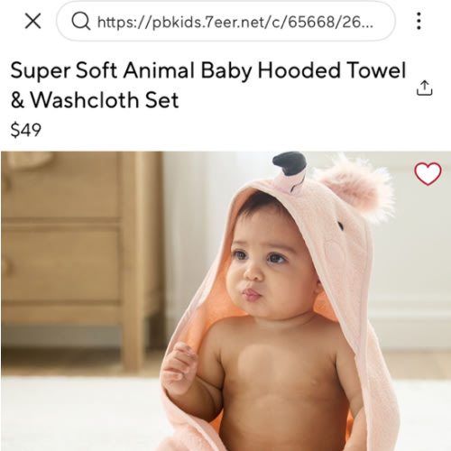 Super Soft Animal Baby Hooded Towel & Washcloth Set