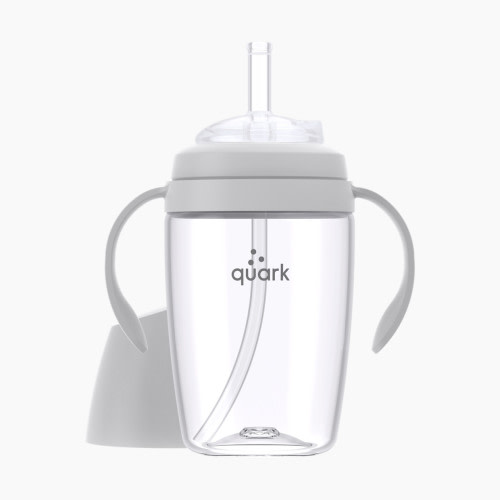 Quark BuubiBottle Sip Toddler Sippy Cup - Grey