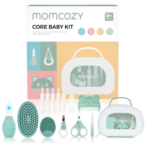 Momcozy Core Baby Kit, Baby Shower & Registry Essential Kit for Grooming&Cleansing Care, Includes Nail File Kits, Bath Brushes, Toothbrush, Comb, Storage Case etc. - Walmart.ca