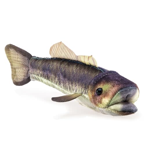 Folkmanis Mini Largemouth Bass Finger Puppet