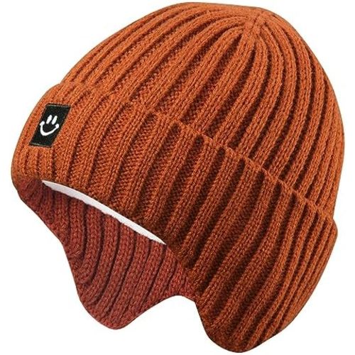 MaxNova Baby Winter Hat Toddler Beanie Hat Earflap Knit Cap for Boys Girls 0-8 Years