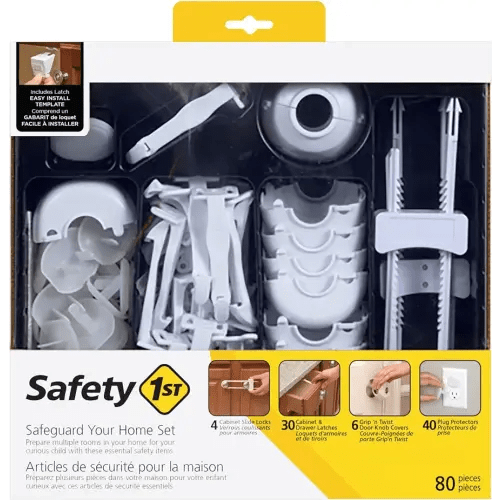 Safety 1st Home Safeguarding and Childproofing Set (80 Pcs), White