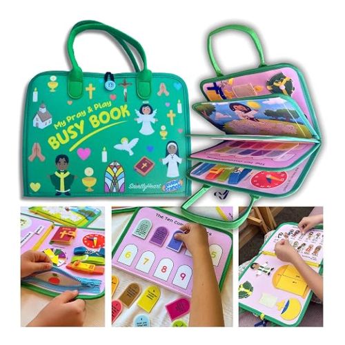 My Pray & Play Mass Busy Book for Catholic Kids - Quiet Felt Book
