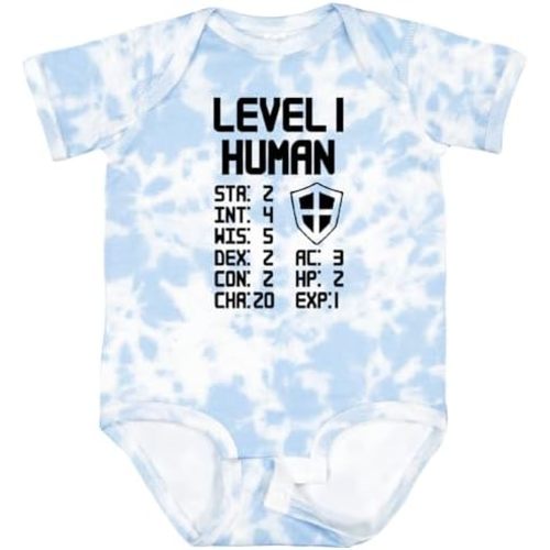 inktastic Level 1 Human Baby Bodysuit