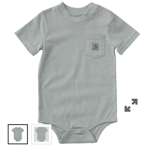 Kids' Short Sleeve Pocket Bodysuit (Baby) | Carhartt