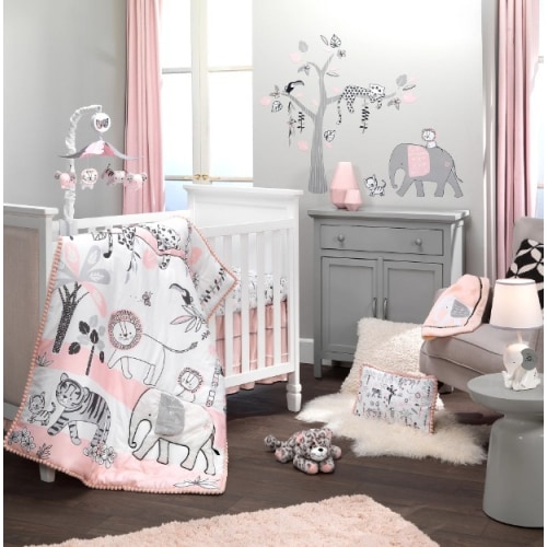 Happy Jungle 5-Piece Crib Bedding Set
