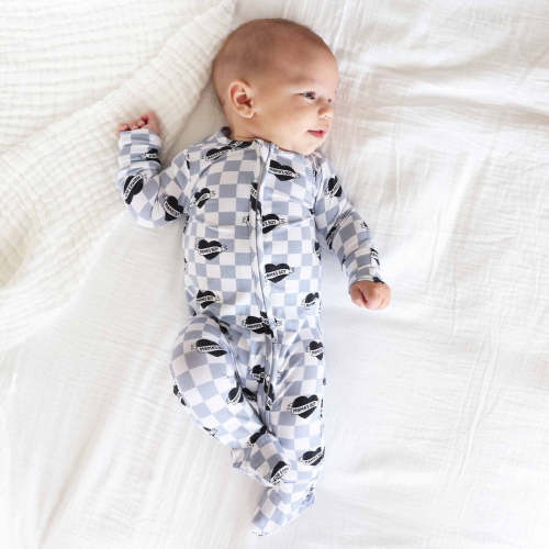 Mama's Boy Zipper Footie