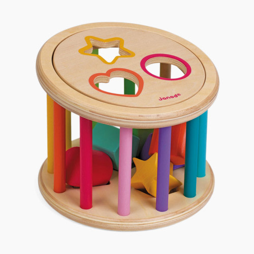 Janod I Wood Shape Sorter Drum
