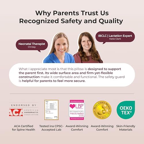 Momcozy Original Nursing Pillow for Breastfeeding - Innovative Safety Guard