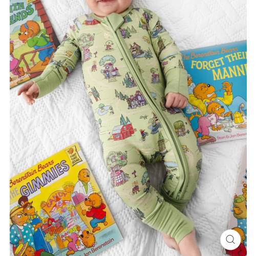 Berenstain Bears® Bamboo Zippered Sleeper – Little Crowns & Capes