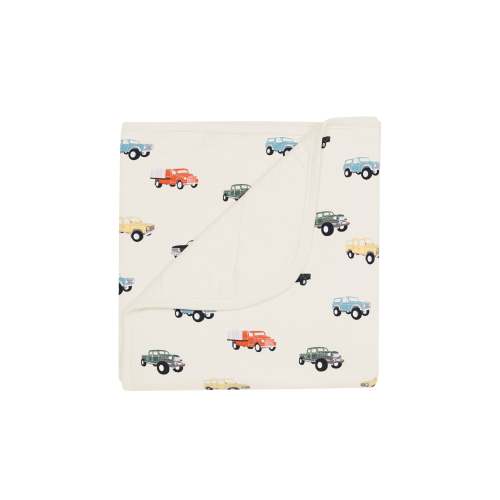 Baby Blanket in Vintage Truck 1.0
