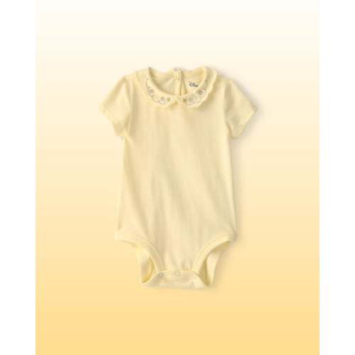 Baby Girl Disney© Winnie the Pooh Embroidered Scalloped Collar Bodysuit - Yellow - OshKosh B'gosh | Carter's