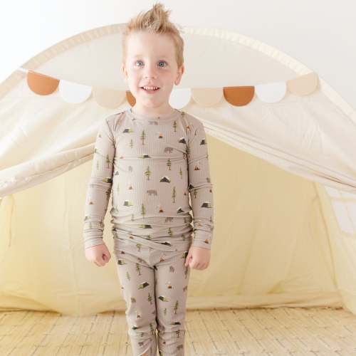 Gone Camping Small Ribbed Two-Piece Set