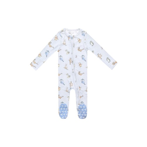 Winnie the Pooh Friends Zip-Up Footie Pajamas