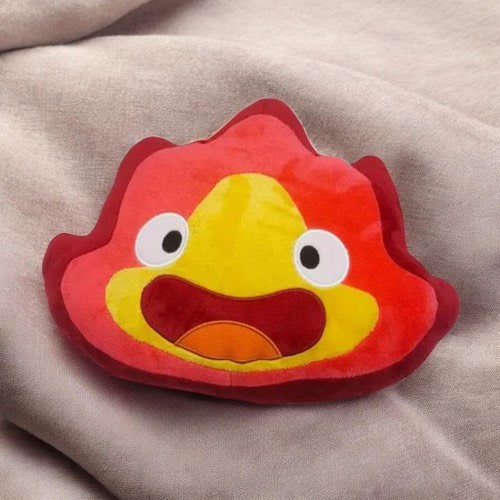 Calcifer Flame Plush Toy, Fan Inspired Stuffed Doll, Adorable Howl’s Moving Castle Gift for Fans