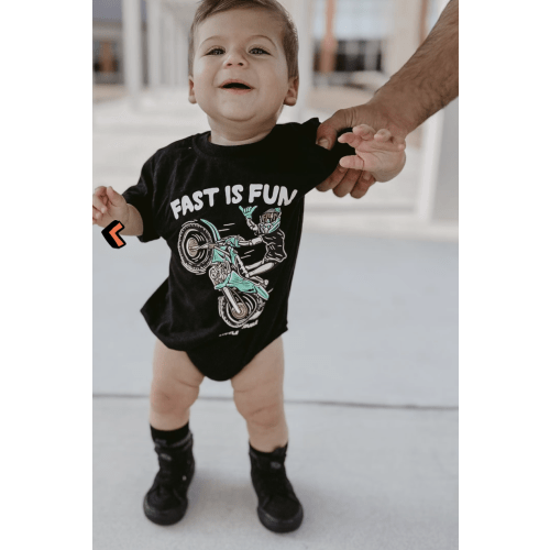 Fast Is Fun Baby Romper