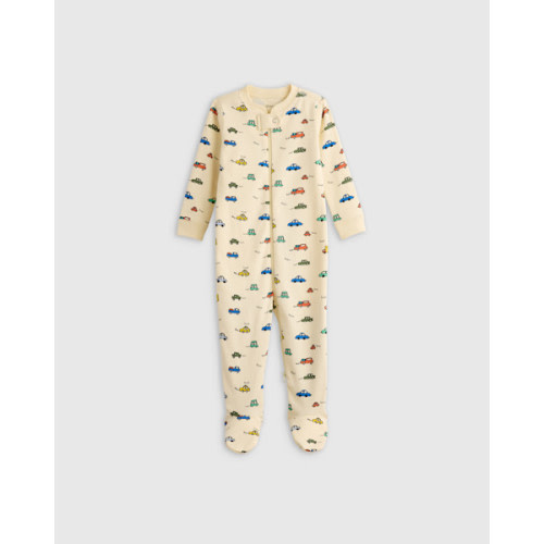 100% Organic Cotton Footie Pajama in Fruit
