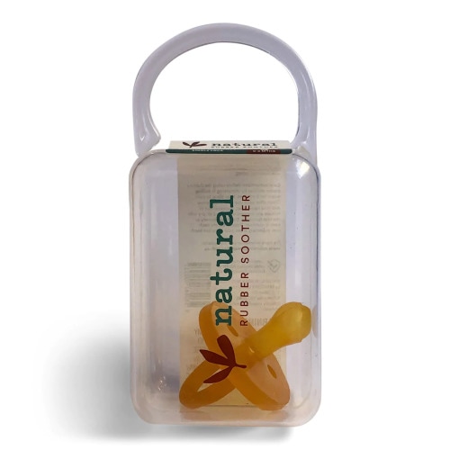 Natural Rubber Soother - Round Dummy Small 0-3 months