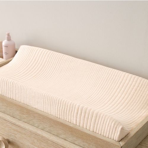Organic Cotton Matelasse Changing Pad Cover