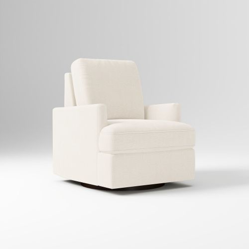 Haven Manual Recliner, Performance Basket Slub, Alabaster