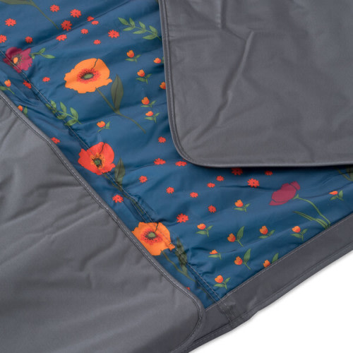 Indoor/Outdoor Blanket, Midnight Poppy - Little Unicorn | Maisonette