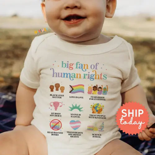 Equality Baby Onesies® Brand, Pride Newborn Bodysuit,  Gender Neutral Baby Shower Gift(BC-WOM6)
