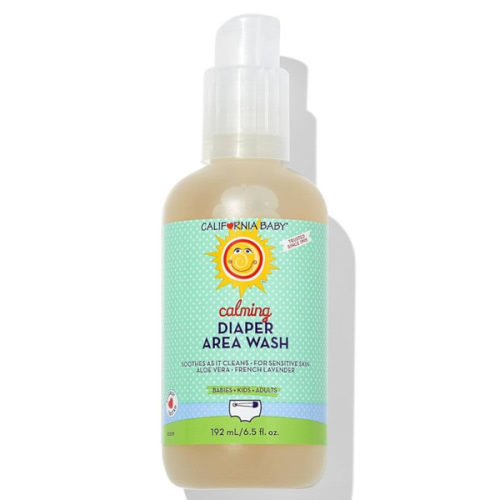 California Baby Diaper Spray | Cleans Better Than Baby Wipes | Gentle Alternative to Wet Wipes | Soothing Aloe | Diaper Bag Essentials | 6.5 oz.