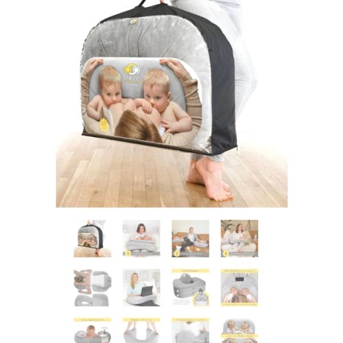TwinGo Nursing Pillow | Breastfeeding pillow for twins