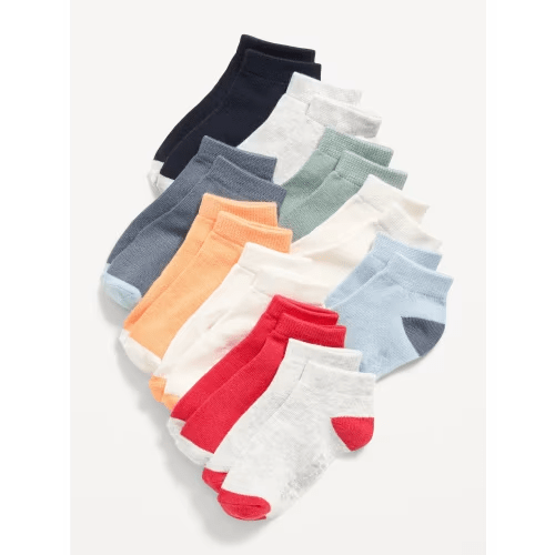 Unisex Ankle Socks 10-Pack for Toddler & Baby
0-6months