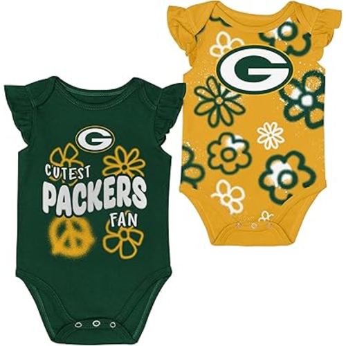 Outerstuff Girls Newborn & Infant NFL The Sunshine Two-Piece Bodysuit Set