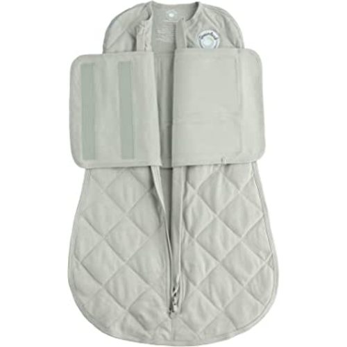 Dreamland Baby Sleep Swaddle | Gently Weighted Sleep Swaddles 100% Natural Cotton 2-Way Zipper Machine Washable and Dryable | Newborn/Infant Swaddle Transition Swaddle Sleeping Bag