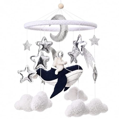 Gueiddi Goose Crib Mobile for Bassinet Nursery Decor Gender Neutral