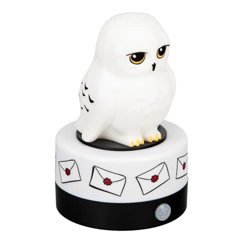 Paladone Hedwig Motion Sensor Room Guard and Night Light, Officially Licensed Harry Potter LED Lamp and Security Alarm for Kids Bedrooms, Teenagers, Home, Gift for Potterheads | Motion Sensor Alarm Light • Plays Sounds & Flashes • Night Light Mode • US...