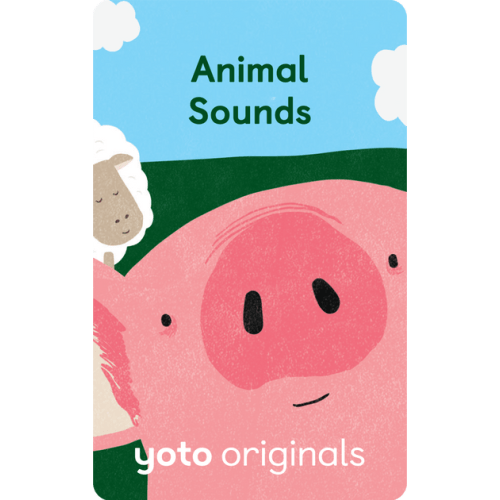 Animal Sounds Audiobook Card for Yoto Player