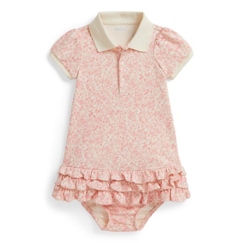 Strawberry Print Dress & Bloomers Set