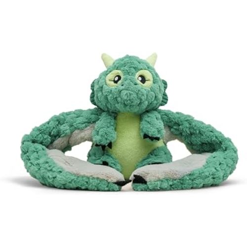 HUGIMALS Hugarounds Zephyr the Dragon 2.5 lb Microwaveable Weighted Plush Neck & Shoulder Wrap | Soothing, Comforting Hugs for Self-Care & Relaxation | Unscented for Ages 2+