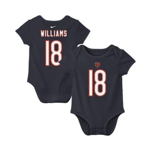 Baby Boys and Girls Caleb Williams Navy Chicago Bears Player Name Number Bodysuit