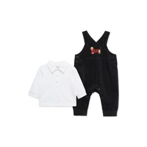 Baby Boys Party Pup Overall Set