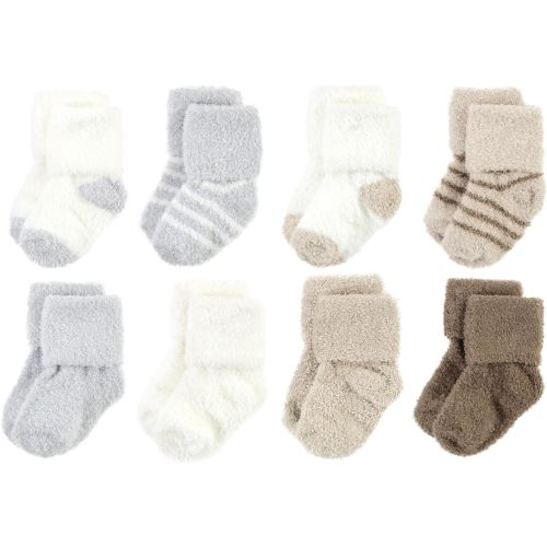 Hudson Baby baby-girls Cotton Rich Newborn and Terry Socks