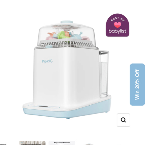 Baby Bottle Washer Sterilizer and Dryer All in One Bottle Cleaner
