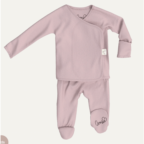 Footie - Strawberries – Bonsie Skin to Skin Babywear