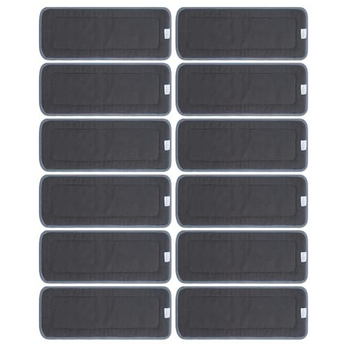 Babygoal Baby 5-Layer Charcoal Rayon from Bamboo Reusable Liners for Cloth Diapers Nappies,Pack of 12 Inserts,12ZTN